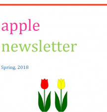 Apple newletter Spring issue
